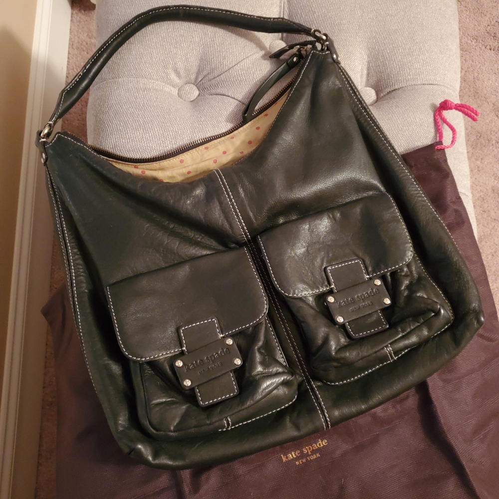 Classic Kate Spade Black Leather Purse